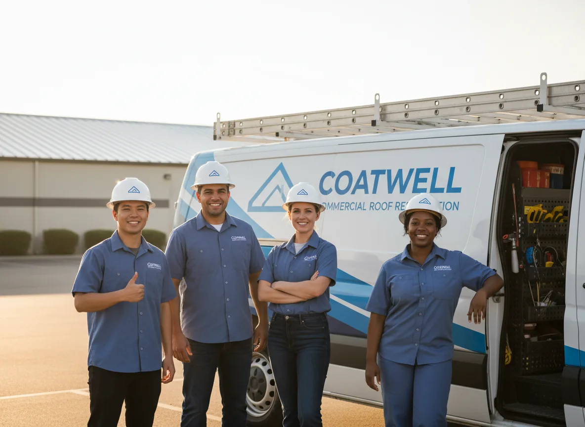 Commercial roof coating company in Avoca, TX